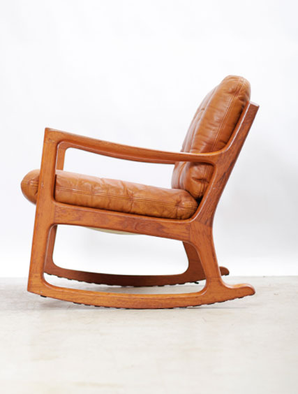 Ole Wanscher – Solid Teak Rocking Chair