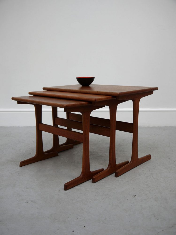 Kai Kristiansen – Nest of Three Side Tables