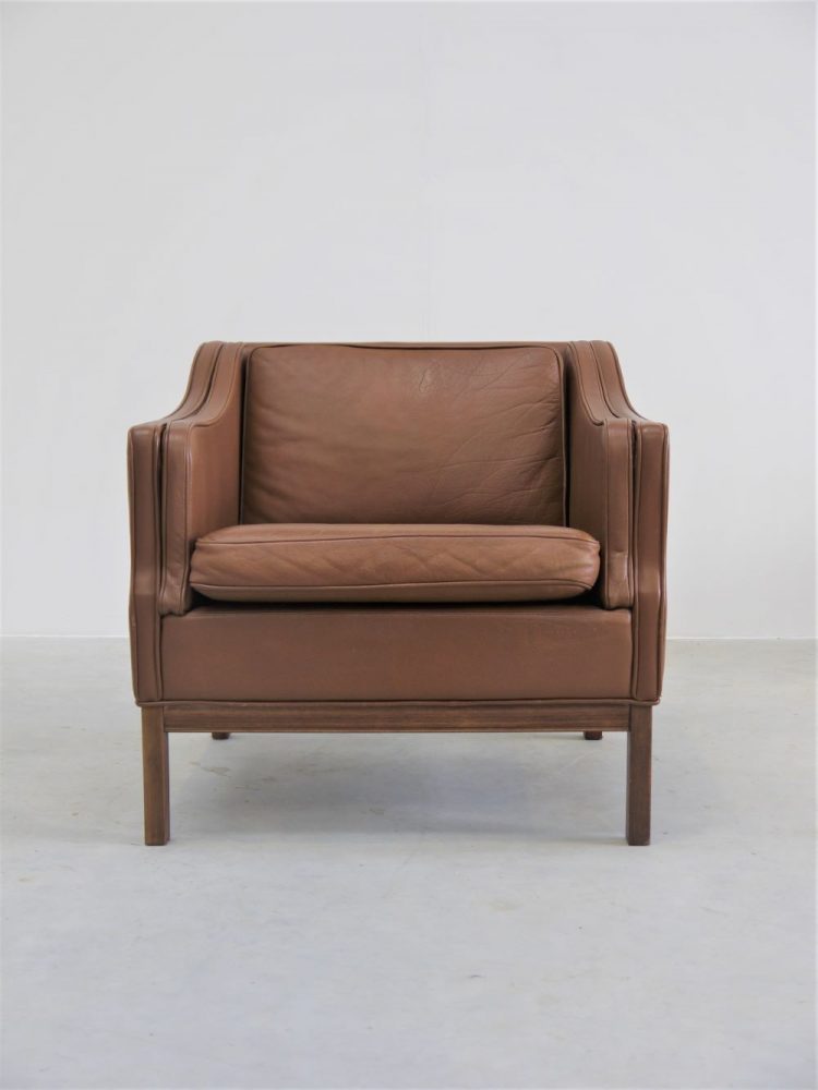 Borge Mogensen – Leather Club Lounge Chair