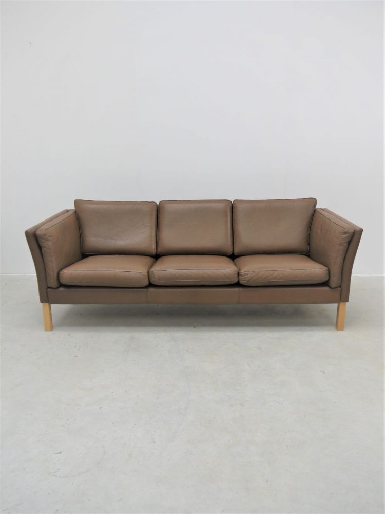 Mogens Hansen – Three Seat Leather Sofa