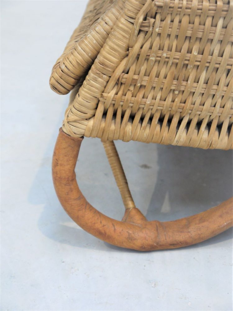 British – Wicker Picnic Folding Chair