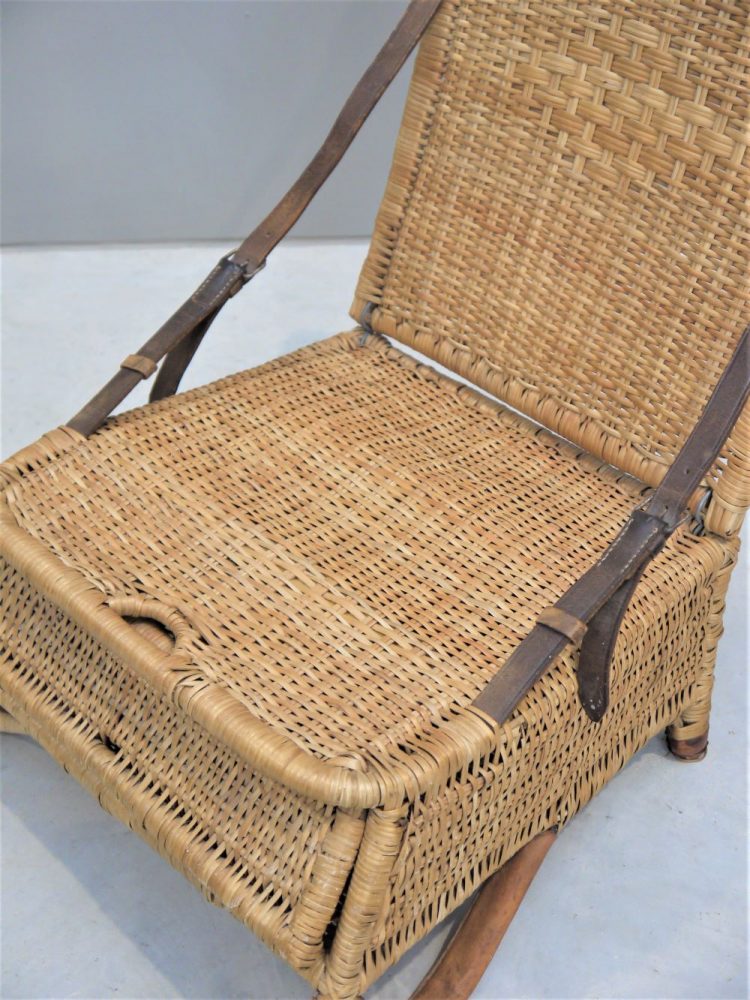 British – Wicker Picnic Folding Chair