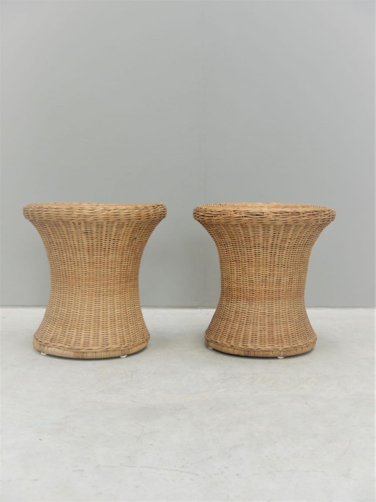 Franco Albini – Pair of Side Tables / Stools