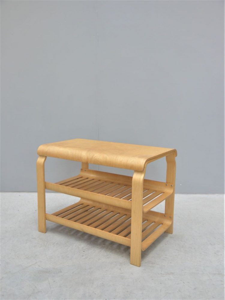 Alvar Aalto Style – Side Table / Shoe Rack