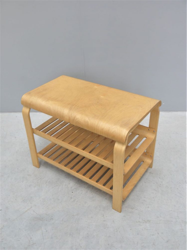 Alvar Aalto Style – Side Table / Shoe Rack