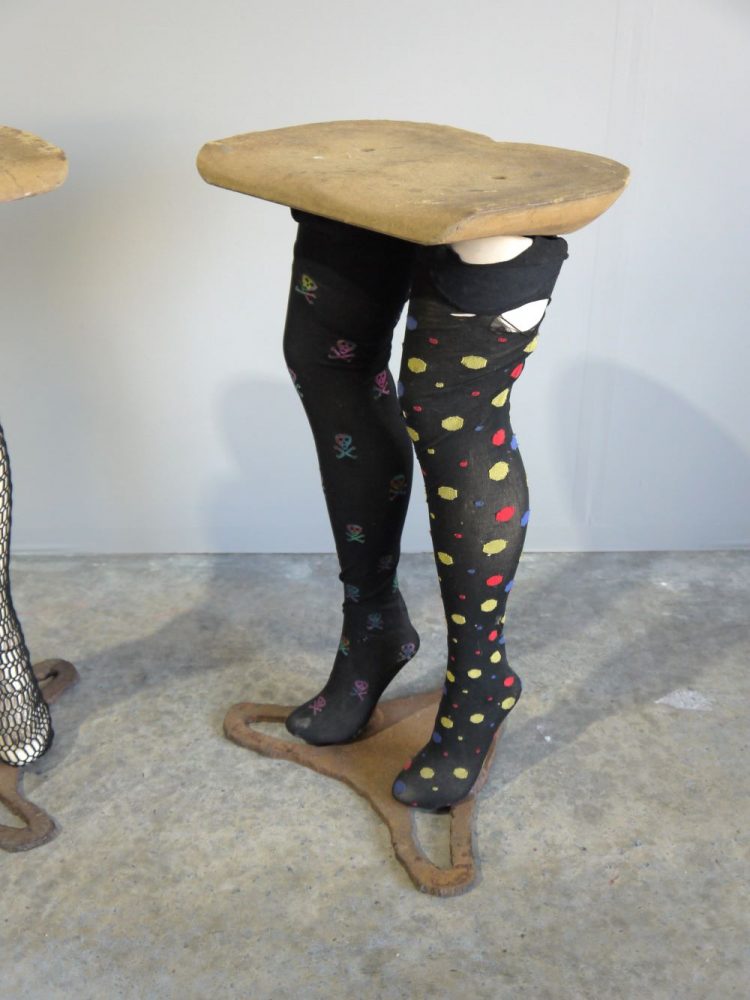 Mary Quant – Pair of Mannequin Leg Bar Stools